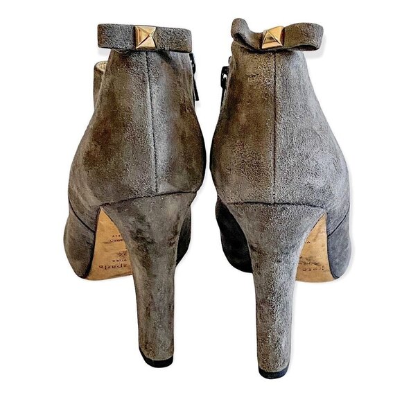 Kate Spade ankle boots Netta , gray suede, Size 9.5 - Picture 6 of 10